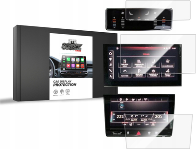 Film keramike mbrojtës për ekran makine 3in1, për Audi Q7 2019–2025, transparent