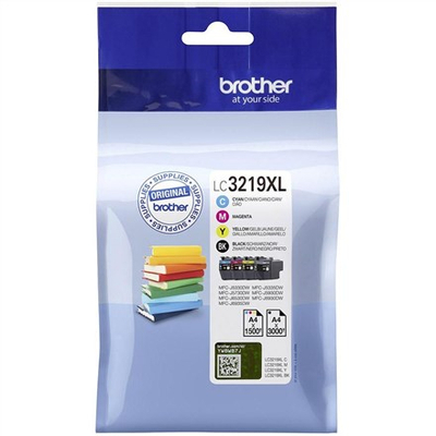Сет оригинално мастило Brother LC-3219XL-VALDR, 4 бои, за инкџет печатач