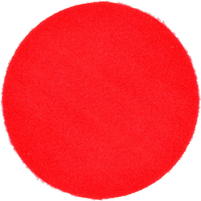 Филц диск GEKO со Велкро, 125 mm, за полирање, бел