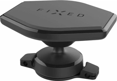 Магнетен држач за автомобил FIXED ICON Flex, за контролна табла, ротација 360°, црн