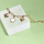 Byzylyk Rosefield Rectangle Chain, i praruar me ar, çelik inoks, i personalizueshëm