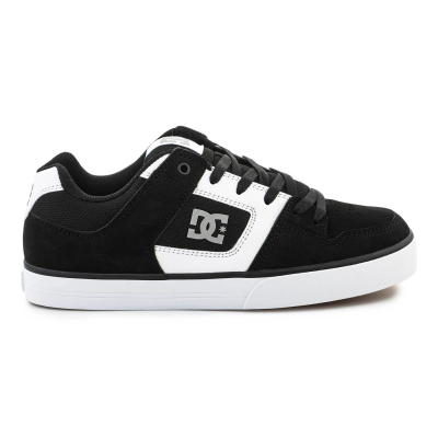 Патики за скејт DC Shoes, гумен ѓон, за мажи, црно-бели