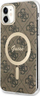 Mbulesë telefoni Guess GUHMN61H4STW për iPhone 11, hardcase 4G MagSafe, kafe