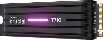 SSD Crucial T710, 4TB, NVMe PCIe 5.0 M.2, me heatsink