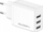 Karikues muri GoGEN ACH301W, 3 porta USB, 15.5W 3.1A, i bardhë