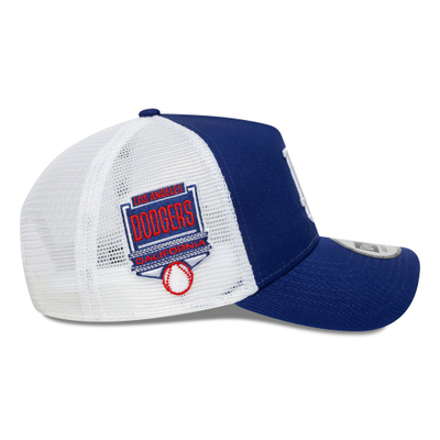 Kapele New Era LA Dodgers 9FORTY A Frame Trucker, e rregullueshme, e kaltër e errët