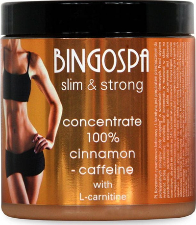 Xhel trupi BingoSpa Cinnamon Caffeine, me L karnitinë, 250g