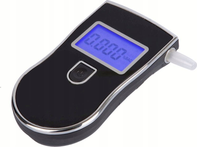 Alkooltestues Tytan AT-818, ekran LCD, me gryka dhe kuti, i zi
