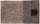 Dorezë larje banjo Rento Linen Terry, 14 x 24 cm, bezhë me gri
