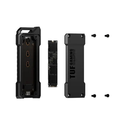 Kuti e jashtme SSD Asus TUF Gaming A1, M.2 NVMe SATA, USB C 3.2 Gen 2, e zezë