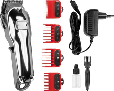 Makina prerëse flokësh KES 2020A, bateri 2500 mAh, profesionale, argjendi