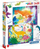 Puzzle Clementoni Funny Dinosaurs, 2 x 20 elemente, 27 x 19 cm, shumëngjyrëshe