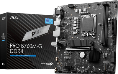 Pllakë amë MSI PRO B760M-G DDR4 - Intel B760