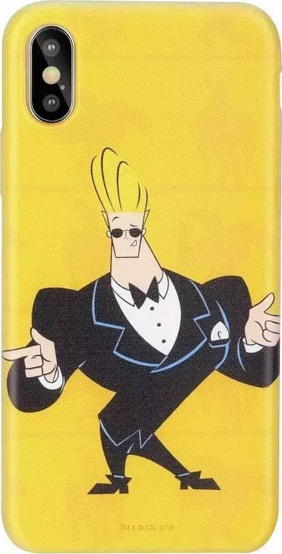 Kapak silikoni për telefon Cartoon Network Johnny Bravo për Apple iPhone XS Max, mbrojtës, i shumëngjyrshëm