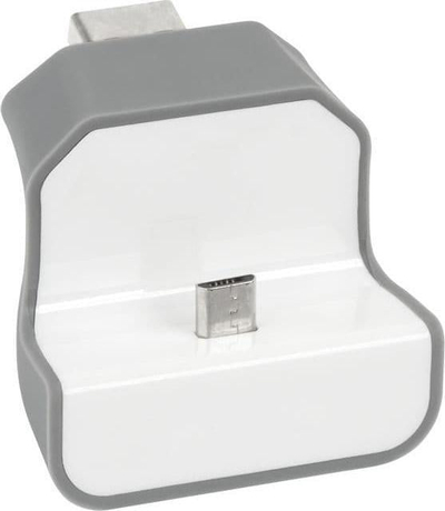 Адаптер конектор USB во micro USB, за полнач и дoк станица, црн