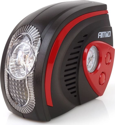 Kompresor ajri AMiO 02182, 12V, 100 PSI, me LED