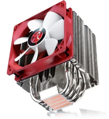 Ftohës procesori RAIJINTEK Themis Evo, 120mm, metalik/i kuq/i bardhë
