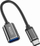 Adapter OTG Yesido GS01, Type C në USB 2.0, Plug and Play, i zi