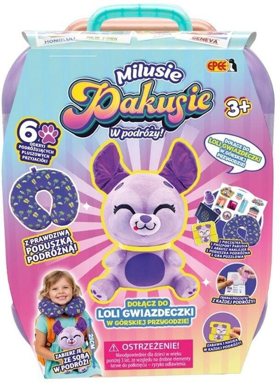 Lodër pelushi Epee Milusie, Udhëtarët e vegjël, Lola, me valixhe