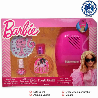 Set Barbie, EDT 50ml + paisje për thonjë