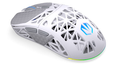 Maus gaming ENDORFY LIV Wireless Onyx, 12000 DPI, Bluetooth 2.4 GHz, i bardhë