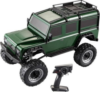 Makina me pult Double Eagle Land Rover Defender E328-003, shkallë 1:8, 2.4GHz, jeshile