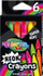 Lapsa dylli Colorino Kids Neon, trekëndore, ekstra të buta, set me 6 ngjyra