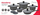 Set tenxheresh Klausberg Dolce (KB-7358), 12 elemente, të hirta