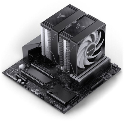 Ftohës CPU Jonsbo CR-3000E, me dy kulla, RGB, 120mm, i zi