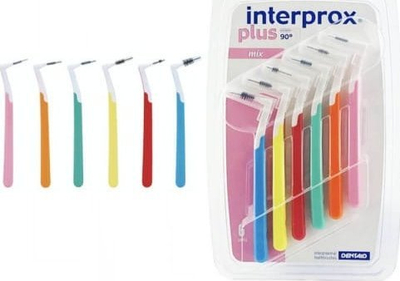 Furça ndërdentare Interprox Plus 90°, set i përzier, 6 copë