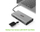 Докинг станица Acer HP.DSCAB.002, USB Type C, 4K, сребрена