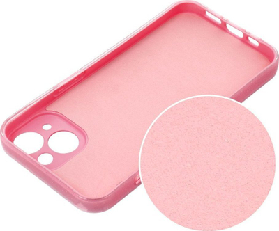 Maskë telefoni Blink Clear Case 2mm për iPhone 15, rozë me shkëlqim
