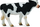 Figurinë kafshë Collecta Standing Calf, viç në këmbë, shumëngjyrëshe