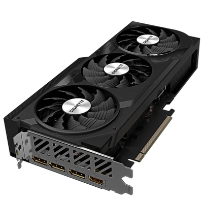 Kartë grafike GIGABYTE GeForce RTX 4070 WINDFORCE OC V2, 12GB GDDR6X, e zezë