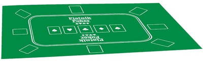 Mbulesë tavoline poker Piatnik Pro Poker 135346, 60 x 90 cm, jeshile