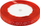 Shirit sateni Brewis Christmas White Snowflakes, 12mm, 22m, i kuq