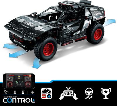 Set LEGO Technic Audi RS Q e-tron 42160, makinë gare me telekomandë, shumëngjyrësh