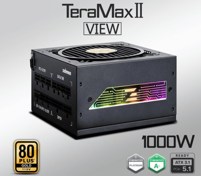 Furnizues energjie Zalman NET TeraMax II ZM1000 TMX2 VIEW, 1000W, 80 Plus Gold, i zi