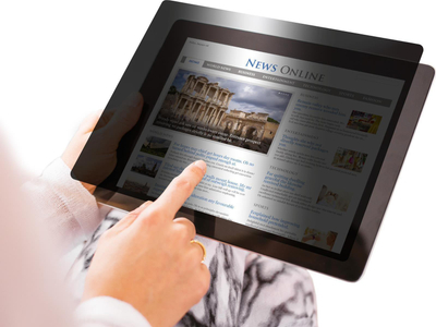 Filter privatësie Gearlab me ngjitës, 9.7\", për tablet