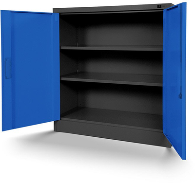 Dollap zyre Beata, metalik, anthracite dhe blu