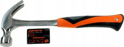 Çekiç Jufisto Carpenter Shoemaker, 570g, monobllok çelik, dorezë portokalli e zezë