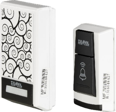 Zile dere Zamel TANGO ST-910, wireless, 80dB, 36 tinguj, IP44, e bardhë e zezë