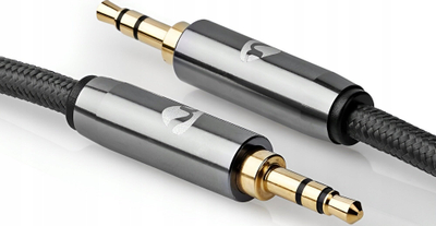 Kabllo audio Nedis Profigold, AUX 3.5mm mashkull-mashkull, 2m, e artë
