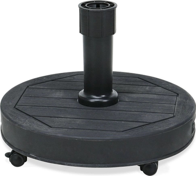 Bazë çadre kopshti, 27 kg, me rrota, e zezë