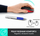 Maus Logitech M190 Full Size Studio Series, pa tela, optik, gri grafit