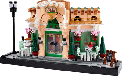 Set LEGO Icons French Café, dekor rafti, për të rritur, shumëngjyrësh