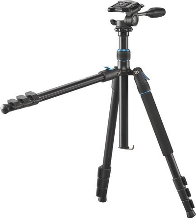 Tripod Cullmann Rondo 460M RW20, lartësi 41-157.5 cm, mban deri 4 kg, i zi