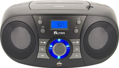 Radio CD boombox Eltra Sabrina CD 60BT, USB, 6W, e zezë