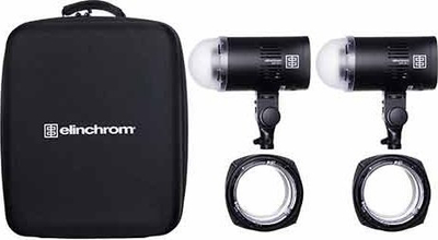 Set drita LED Elinchrom LED 100 C Dual Kit, RGB, të vogla, e zezë