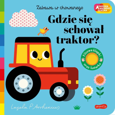 Картонска книга Smart Kid Academy Каде се сокри тракторот, интерактивна, за деца